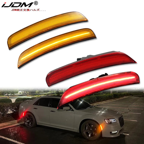 LED Side Marker Lights for Chrysler 300 2015-2021 Car Interior Accessory iJDM