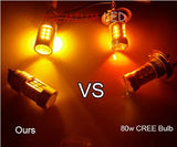 High-Power Amber LED Turn Signal Bulbs Universal Car Interior Accessory iJDM
