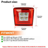 LED Fog Light Assembly For Nissan 370Z 2009‑ Car Interior Accessory iJDM