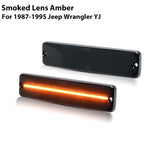 LED Front Fender Side Marker Lights for Jeep Wrangler YJ