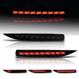 Rear Bumper Reflector Dynamic Brake Light for Toyota Corolla 2019-2022 LED Ambient Light iJDM