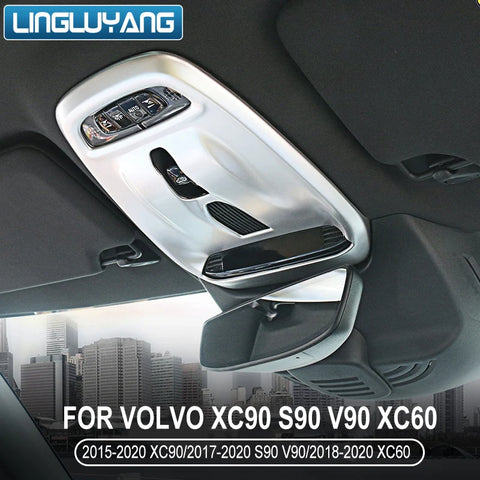 3D Roof Light Panel Trim for Volvo XC60 S90 Models Car Interior Accessory LINGLUYANG