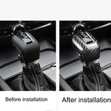 Carbon Fiber Gear Stick Handle for Volvo S60 V60 Car Interior Accessory LINGLUYANG