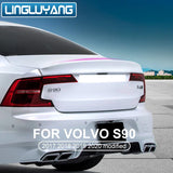 ABS Rear Spoiler Wing Styling for Volvo S90 2016-25 Car Interior Accessory LINGLUYANG