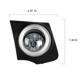 Halogen Fog Light Kit for Mitsubishi Triton 2015-2018 Fog Light Assembly MAGIC COLORM