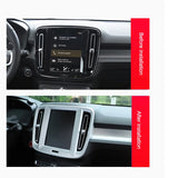 Center Console Trim Frame for Volvo XC40 C40 Car Interior Accessory LINGLUYANG