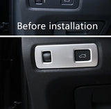 Headlight Control Trim Stainless for Volvo XC60 S90 V90 Car Interior Accessory LINGLUYANG