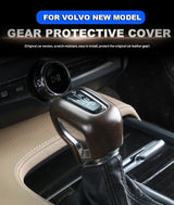 Carbon Fiber Gear Cover for Volvo Car Interior Accessory LINGLUYANG