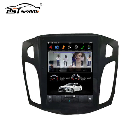12.1" Tesla Style Android Head Unit for Ford Focus 2013-2017 GPS Android Head Unit Bosstar 9.7" 2 g 32 G