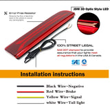 Car LED Bumper Reflector for Mitsubishi Lancer Evo X 2008‑17 Car Interior Accessory iJDM