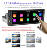 1 Din 6.86 Inch Android Auto CarPlay Stereo Radio Universal Android Head Unit Bosstar
