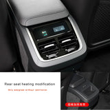 Rear Console Decor Trim for Volvo XC60 XC90 S60 Car Interior Accessory LINGLUYANG