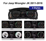 12.3 Inch GPS Digital Speedometer for Jeep Wrangler 2011-2018 Car Interior Accessory bosstar