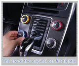 Aluminum Alloy AC Knobs for Volvo S60 2012-2016