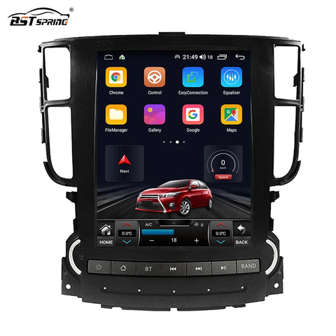 Android Head Unit Tesla Style for Acura TL 2004-2008 Android Head Unit Bosstar 10.4" 128G 4 g