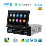 7" Motorised CarPlay Auto Retract Screen Universal Android Head Unit OEM