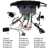 12.1 Inch Android 14 GPS Navigation for Maserati Ghibli 2014–2019