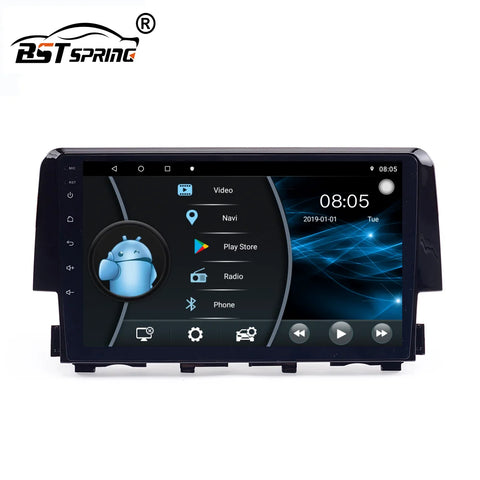 Android GPS Navigation Head Unit for Honda Civic Android Head Unit Bosstar 9" 128G 4 g