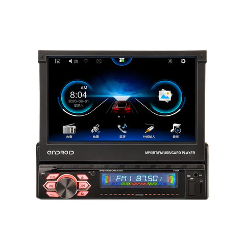 1Din Android Head Unit with CarPlay Auto Universal Android Head Unit Bosstar 7inch
