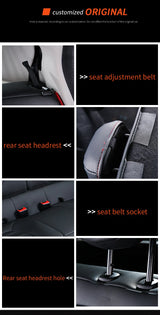 Leather Car Seat Covers for Smart Fortwo 453 Models