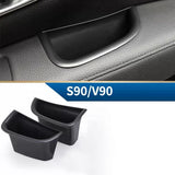 Door Handle Storage Box Set for Volvo S90 V90CC Car Interior Accessory LINGLUYANG