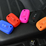 Silicone Key Cover Case for Smart Fortwo Forfour 451 Car Interior Accessory GMUNI