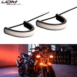 Turn Signal Light Strip Amber for Motorcycle ATV UTV Car Interior Accessory iJDM YELLOW
