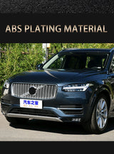 Chrome Fog Lamp Cover for Volvo XC90 2016 Car Interior Accessory LINGLUYANG