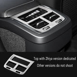 Stainless Steel Air Outlet Trim for Volvo XC60 2018 Car Interior Accessory LINGLUYANG