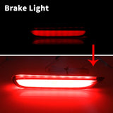 LED Bumper Reflector Lights for Infiniti Q50 Nissan Car Interior Accessory iJDM