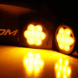 Pair Amber LED Side Marker Lights for Jeep JK Car Interior Accessory iJDM