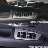 Window Switch Decor Frame for Volvo XC90 2015-2020 Car Interior Accessory LINGLUYANG