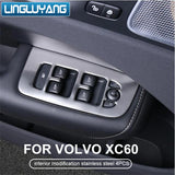 Lifter Button Sticker for Volvo V60 XC60 S60 Car Interior Accessory LINGLUYANG