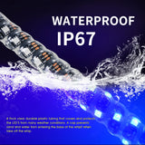 3/4/5FT LED Whip Light RGB RZR LED Lamp Waterproof Bendable Remote Control Multi-color Super Bright Flag Light for SUV ATV Lamp