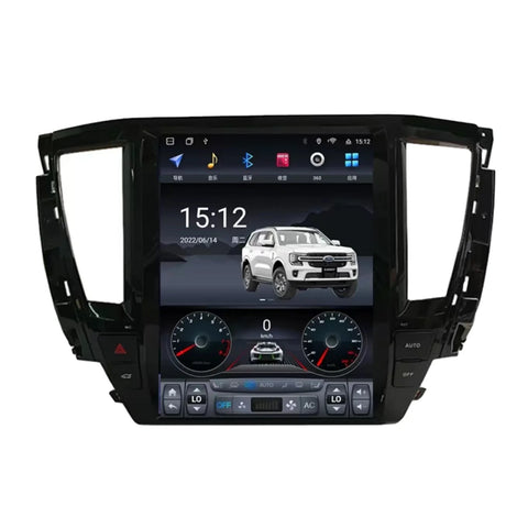 Android Head Unit 12.1" Vertical Screen for Mitsubishi Pajero Android Head Unit Bosstar 12.1inch Auto A/C ts18 4+64GB