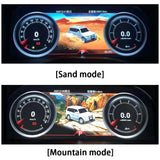 12.3 Inch Digital LCD Instrument Cluster for Mitsubishi Pajero 2006-2021