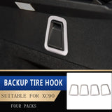 XC90 Trunk Hook Decorative Stickers for Volvo Car Interior Accessory LINGLUYANG