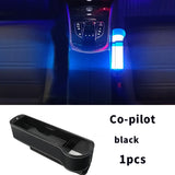 Seat Gap Storage Box with LED Light for Universal Cars