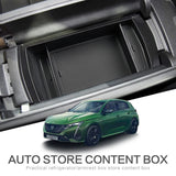 Center Armrest Box Storage for PEUGEOT 408 2023, New Peugeot 308 2021-2022 SW, New Opel Astra L 2022 Armrest Box Storage smab