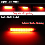 LED Bumper Reflector Lights for Infiniti Q50 Nissan Car Interior Accessory iJDM