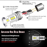 H21W Reverse LED Bulbs for VW Golf MK7 GTD GTI R LED Ambient Light iJDM