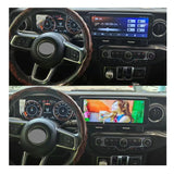 Dual Screen Speedometer Cluster for Jeep Wrangler 2018-2023 Car Interior Accessory Bosstar