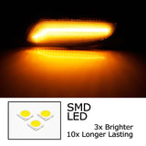 Amber Side Marker Lights For Mercedes W203 C-Class Car Interior Accessory iJDM