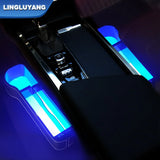 Seat Gap Storage Box with LED Light for Universal Cars Car Interior Accessory LINGLUYANG