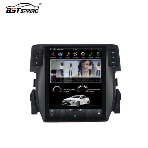Android Radio 10.4" for Honda Civic 2016 Android Head Unit Bosstar 9.7" 128G 4 g