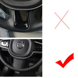 Decorative Steering Wheel Frame ABS for Volvo XC60 XC90 Car Interior Accessory LINGLUYANG
