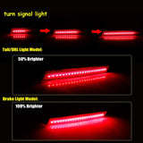 LED Bumper Reflector Light Red for Cadillac XTS 2013-2017 LED Ambient Light iJDM