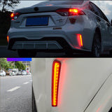 LED Rear Bumper Reflector Lights For Toyota Corolla LED Ambient Light iJDM
