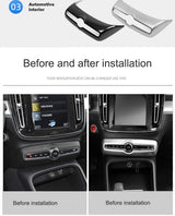 Central Control Gear Trim Panel for Volvo XC40 Car Interior Accessory LINGLUYANG