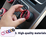 Aluminum Alloy AC Knobs for Volvo S60 2012-2016
